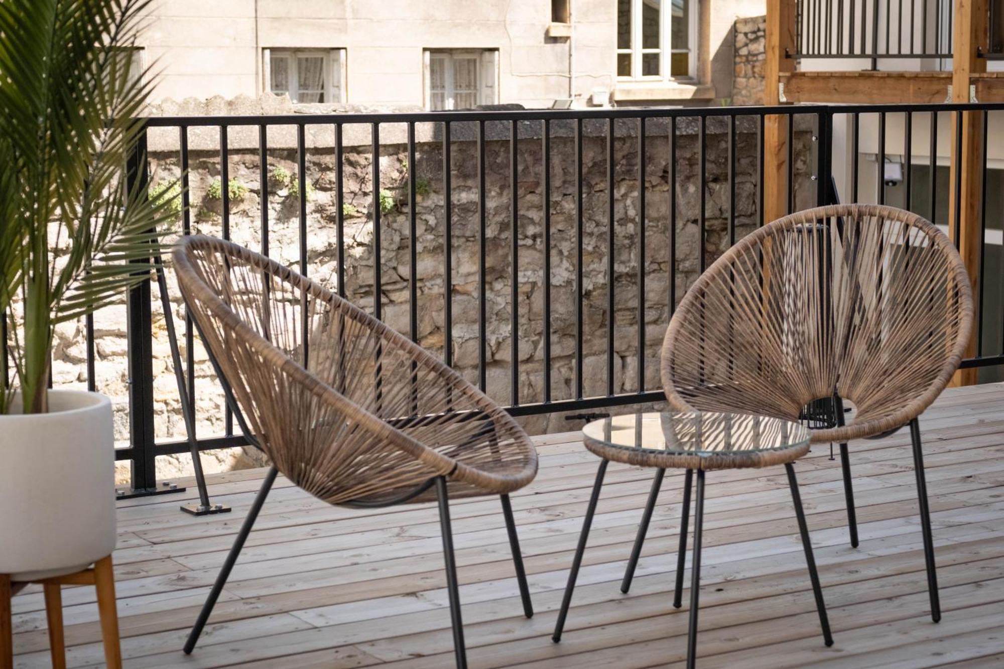 Bibemus Casa Maja - Baignoire Balneo - Parking - Terrasse Apartment แซงต์-เอเตียน ภายนอก รูปภาพ